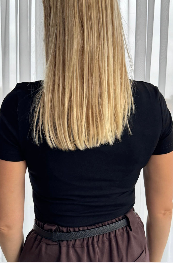 Kokvilnas Īsroku Tops