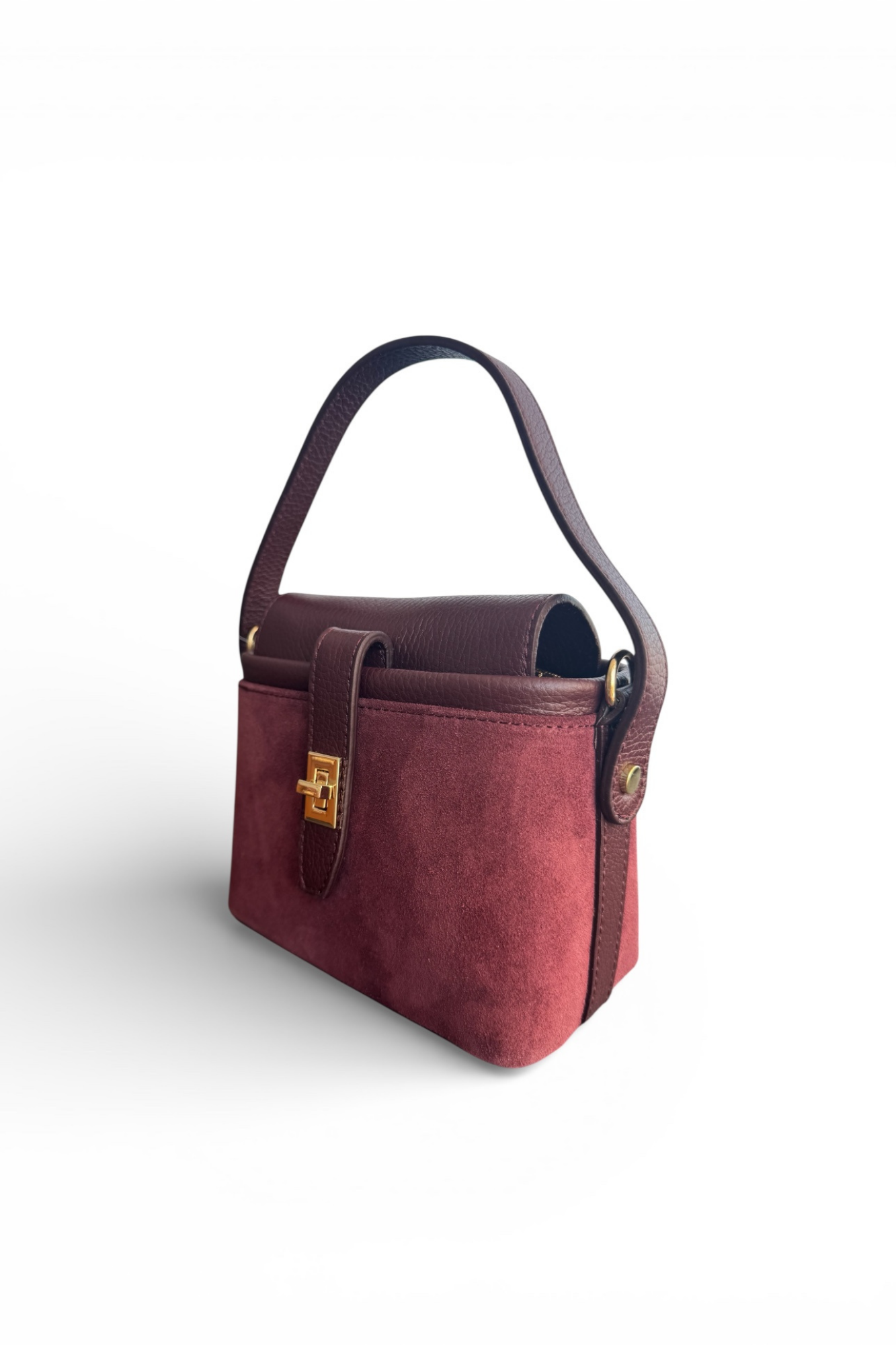 Zamšādas somiņa_bordo