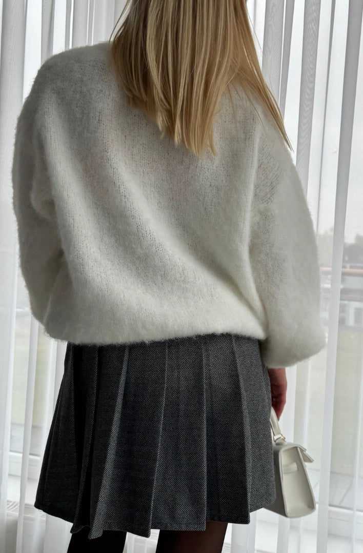 Strukturētie tenisa svārki ar jostu