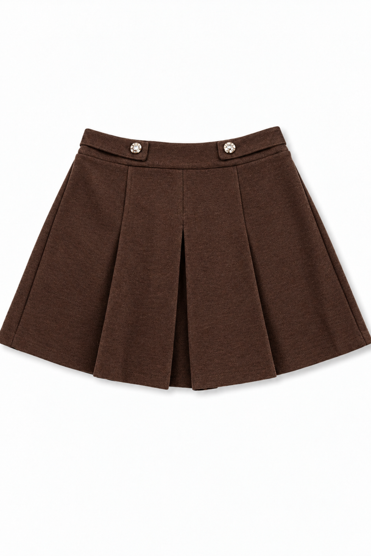 Eleganti šortsvārki brūni