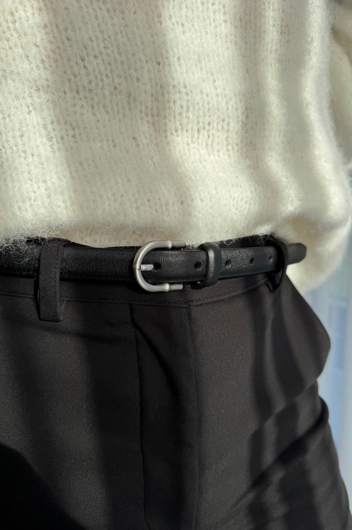 Melna Premium Ādas Josta