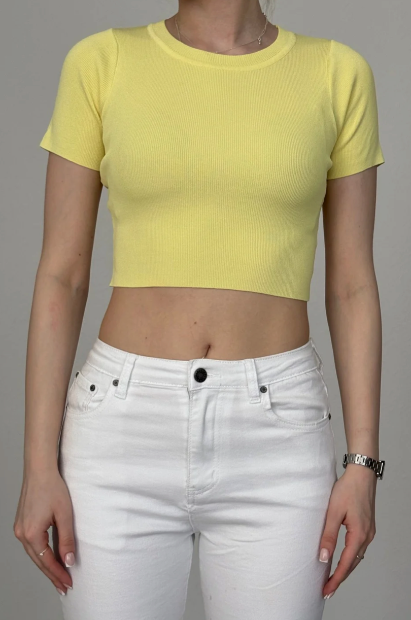 Dzeltens tops
